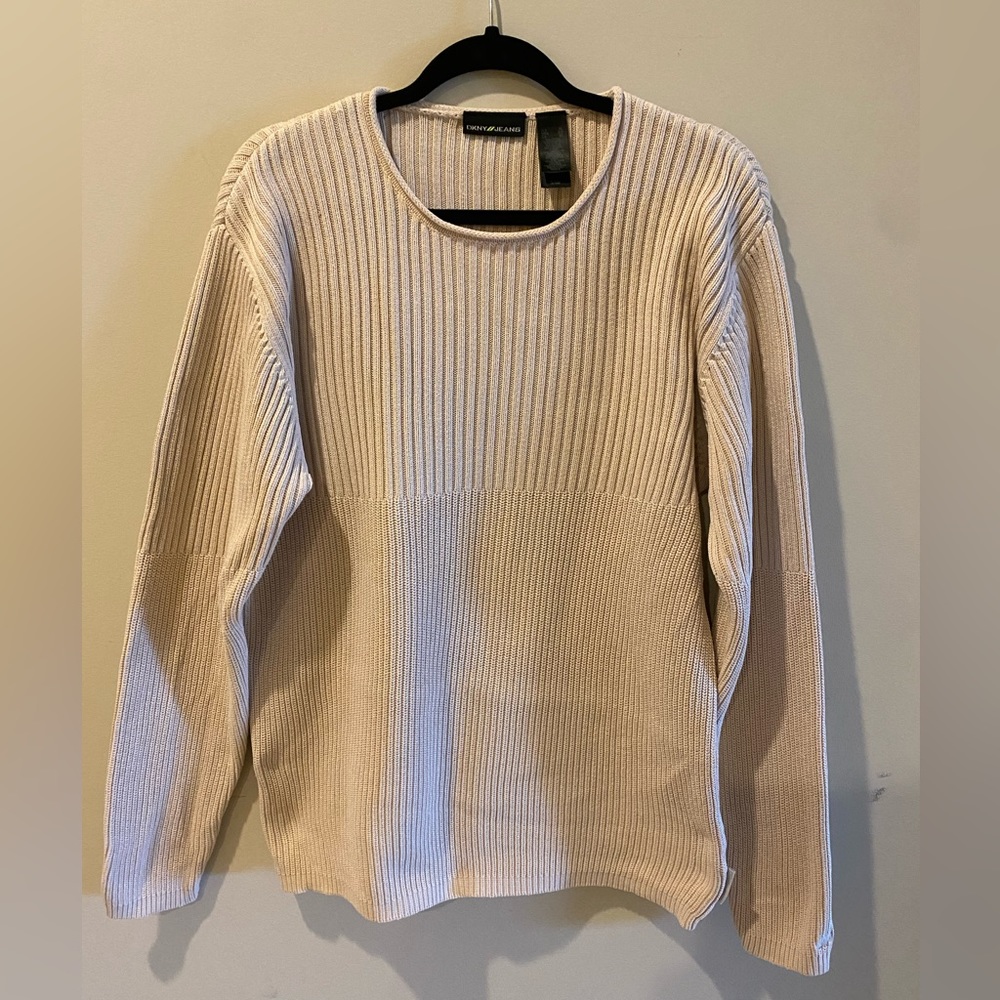 DKNY Men’s cream XL Sweater